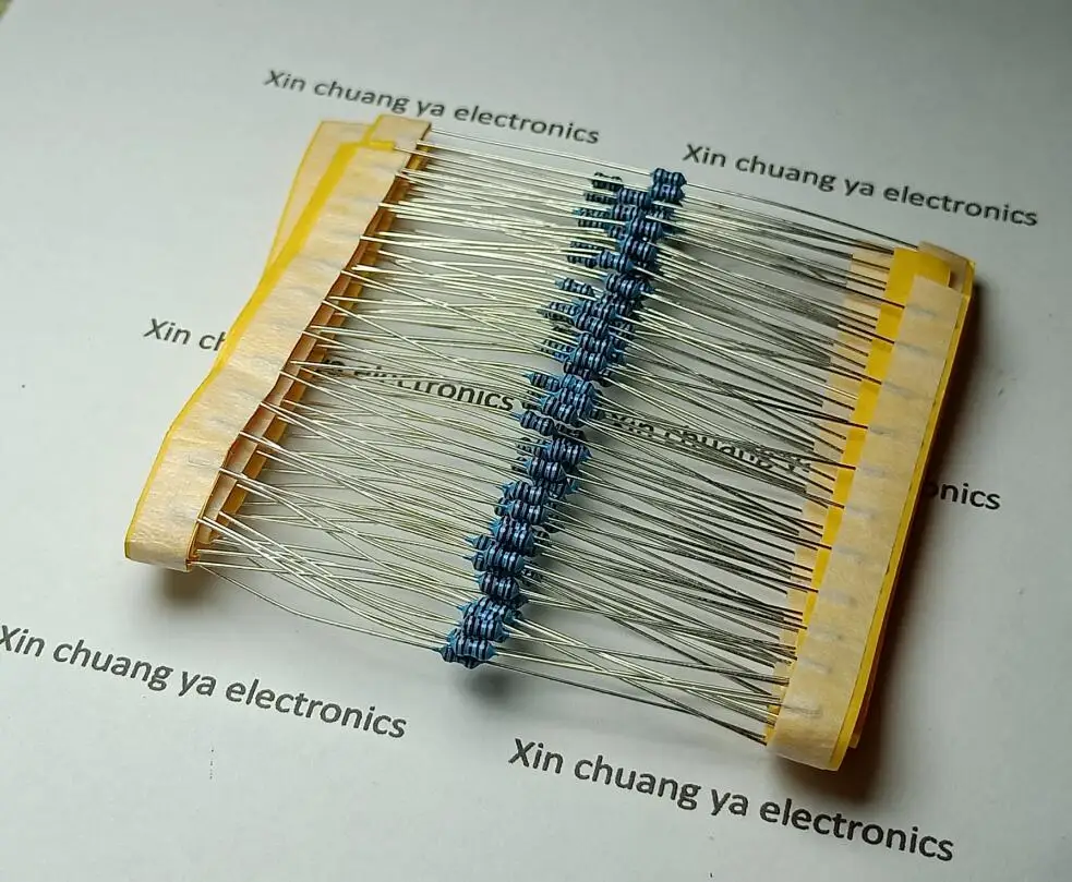 0R 6.8R 39R 56R 200R 220R 1.5K 18K 20K 33K 47K 56K 150K Ohm 1/6W 1% Five-color ring metal film resistor