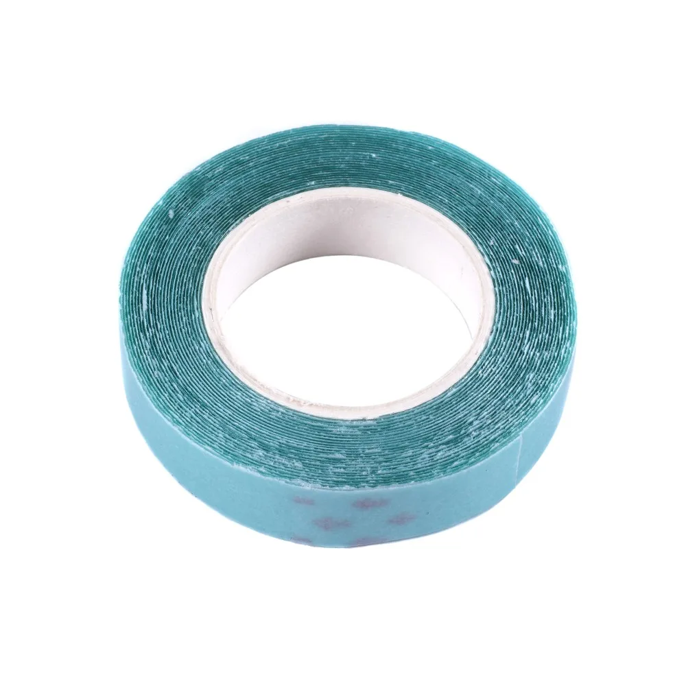 NEW 1cmx3m  Blue，White  Dedicated Professional Roll Strong Adhesive Double Side Tape for Hair Extension