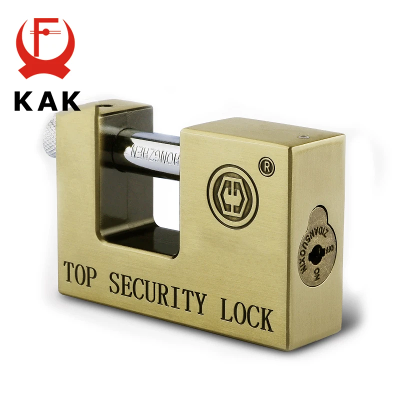 KAK E9 Series Archaize Super B Grade Padlocks Safe Anti-Theft Lock Rustproof Antique Bronze Top Security Locks For Home Hardware