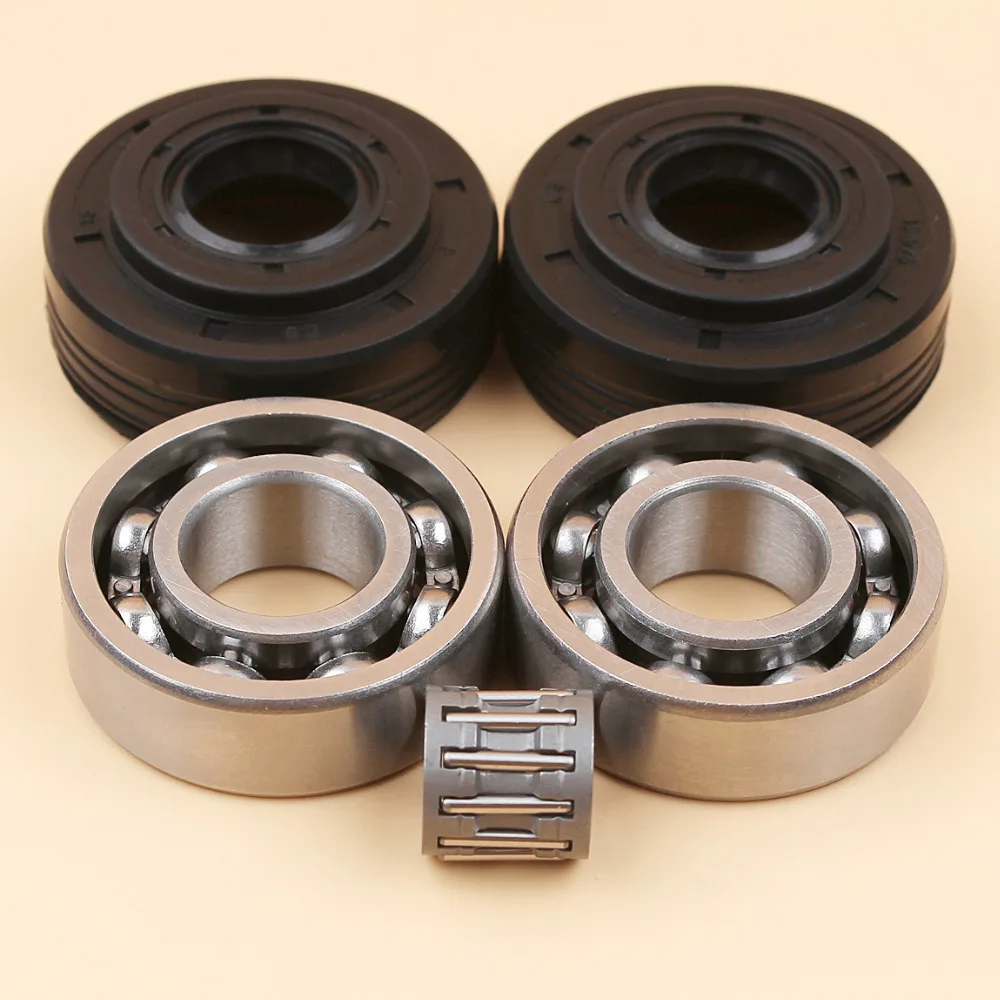 HUSQVARNA 340 340E 345 345E 350 EPA 전기톱 부품용 크랭크샤프트 크랭크 베어링 오일 씰 키트 503932301 503932302   정원 도구