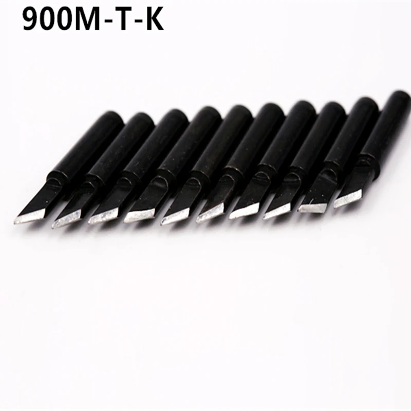 

10PCS/lot Black 900M-T-K Lead-Free replaceable solder iron tip for 936 solder station free shipping