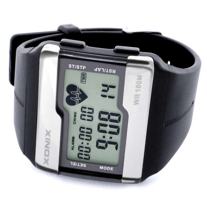 GOLDEN Classics Sports Watches Fashion Multifunction Touch-sensitive Heart Rate Monitor Men Quality Digital Waterproof 100m HRM1
