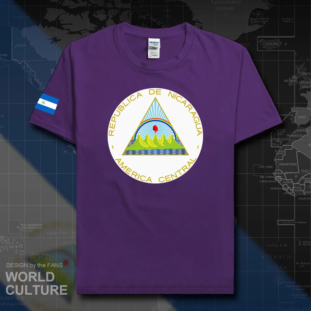 Nicaragua men t shirts fashion jerseys nation team cotton t-shirts clothing tees country sporting footballer NIC Nicaraguans 20