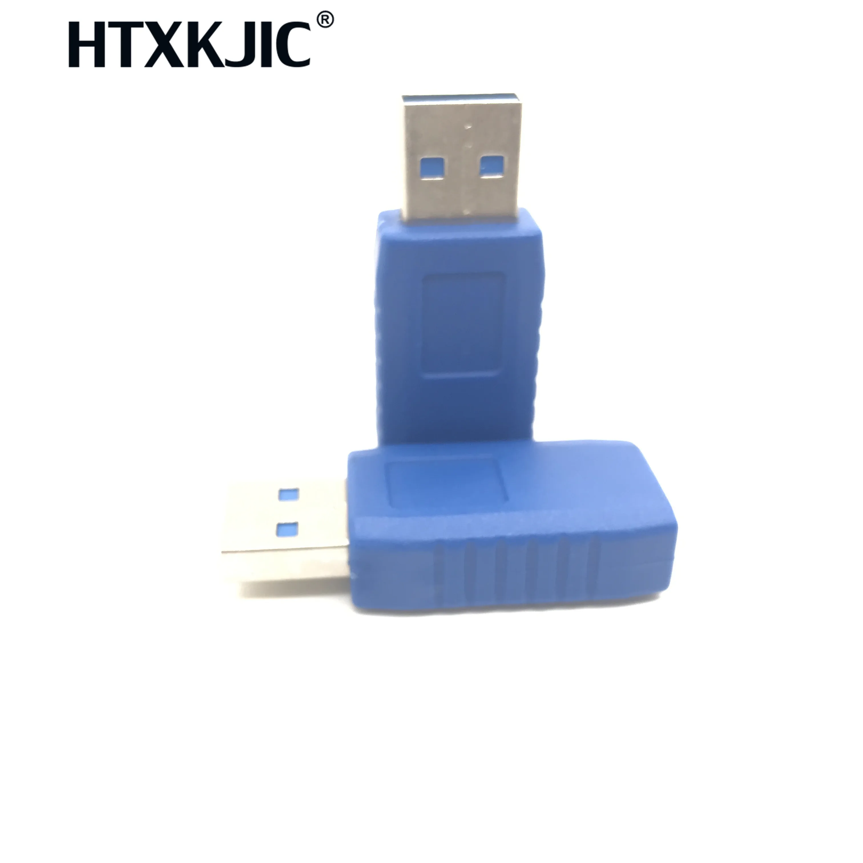 

Blue 90 Degree Vertical Left Right Up Down Angled USB 3.0 Male to A Female M/F Adapter Connector Converter