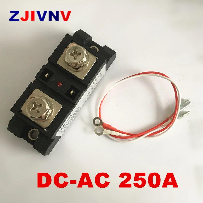 

Factory supply SSR-H3250ZF 250A Industrial Solid State Relay Single phase Input 3-32VDC Output 24-480VAC