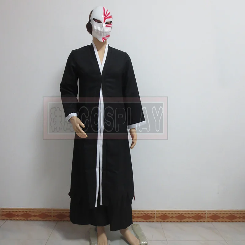 Ichigo Kurosaki Bankai Uniforme para Homens, Roupa de Festa de Natal, Roupa Halloween, Personalizar Qualquer Tamanho