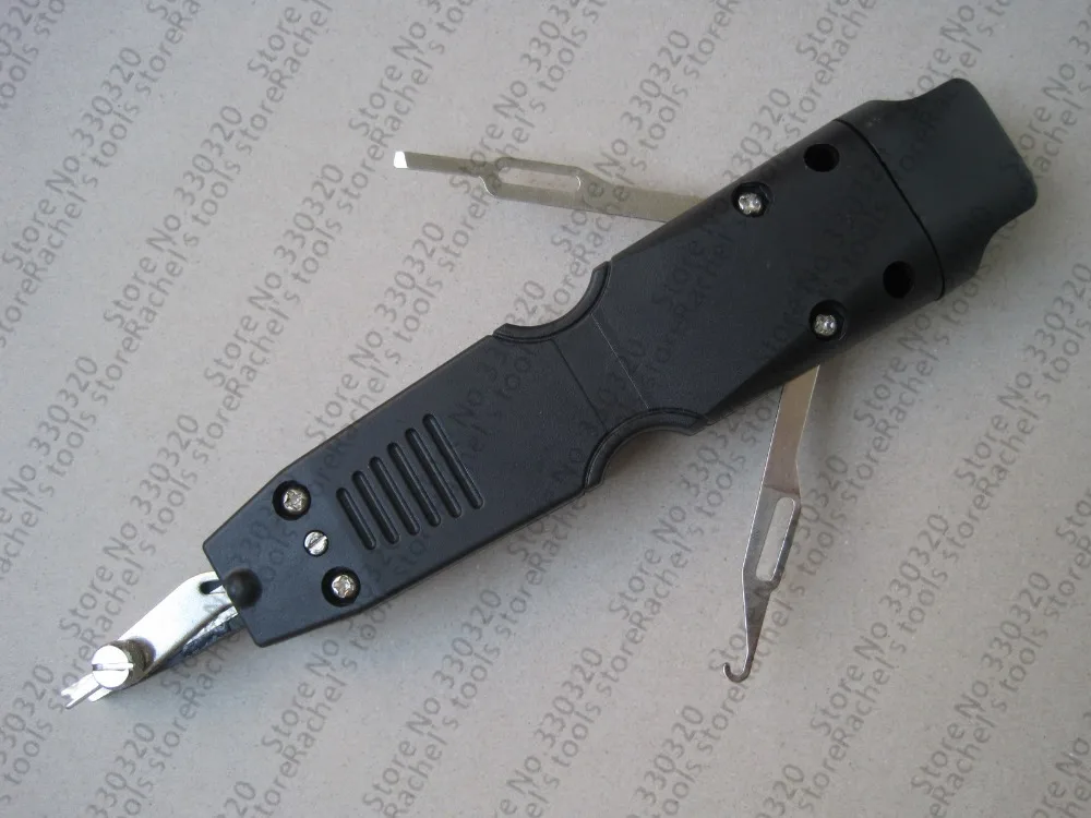 punch down tool use on krone 10pairs telecom terminal block LS-314BK