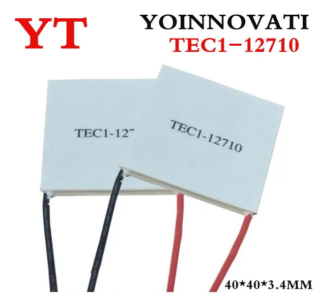 10pcs TEC1-12710 DC12V 10A Raffreddamento Termoelettrico Peltier 40*40*3.4 MILLIMETRI Best qualità