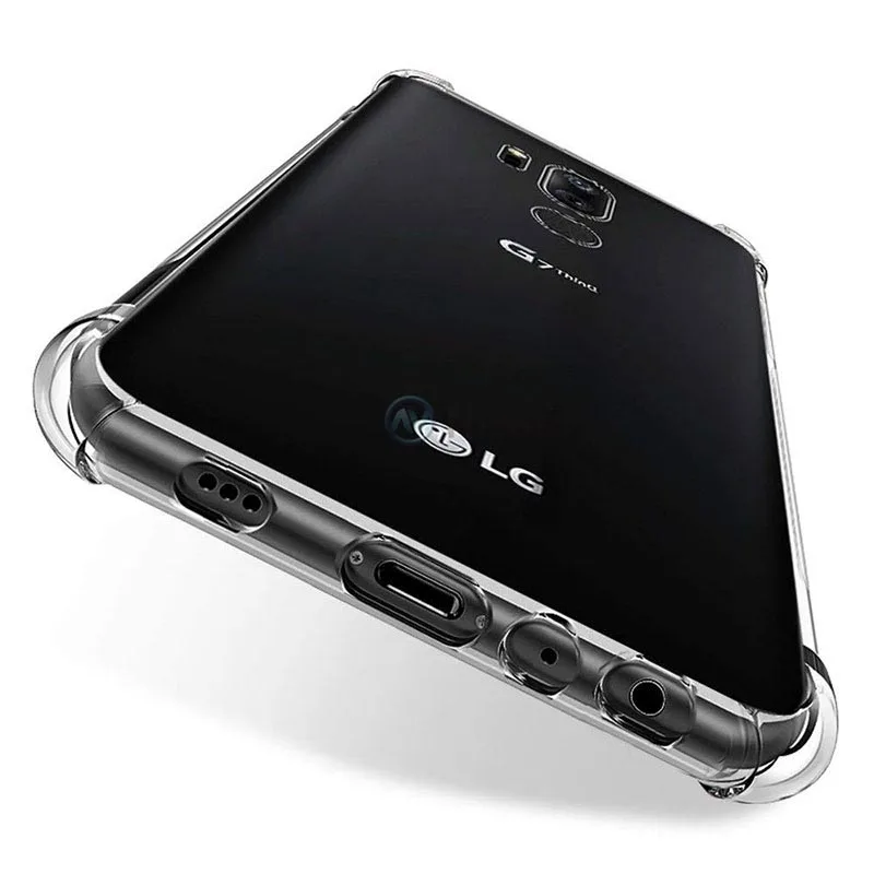 Dla LG G7 V50 ThinQ TPU przezroczysta miękka tylna obudowa etui na lg lg G8s G8 ThinQ Q60 Q9 K50 K40 V35 V40 jasne, odporna na wstrząsy pokrywa