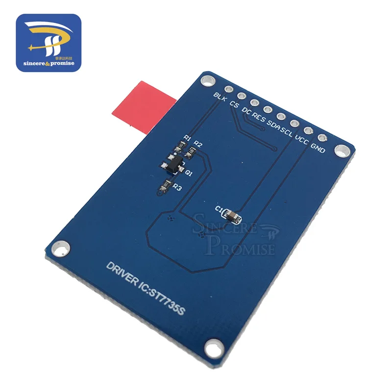 Placa de módulo de pantalla LCD IPS TFT a todo Color, Serie de 3,3 V, 1,44, 1,8 pulgadas, 128x128, 128x160, 65K SPI, reemplazo OLED ST7735