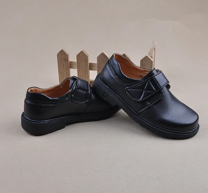 Children Boys Leather Shoes Student Glowing Shoes Kids Baby Classic Performance Uniform Shoes School Fashion Shoe