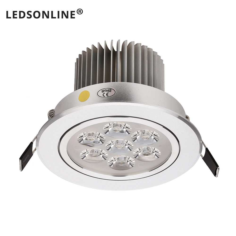 Special Silver Downlight Dimmable LED Mini 1W 3W 4W 5W 7W Warm Nature Pure White Recessed Lamp Spot light Indoor Lighting