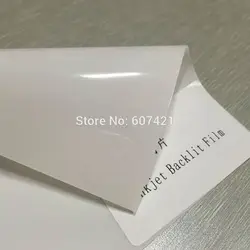 (Pack of 10pcs) A3 Blank Eco-solvent PET Reflective Advertising Inkjet Backlit Pet Backlight Paper Film 180GSM (Not print)