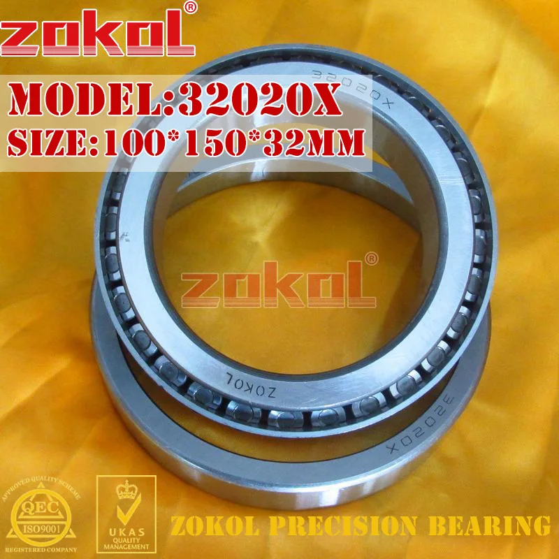 ZOKOL 32020X 2007120E Tapered Roller Bearing 100*150*32mm