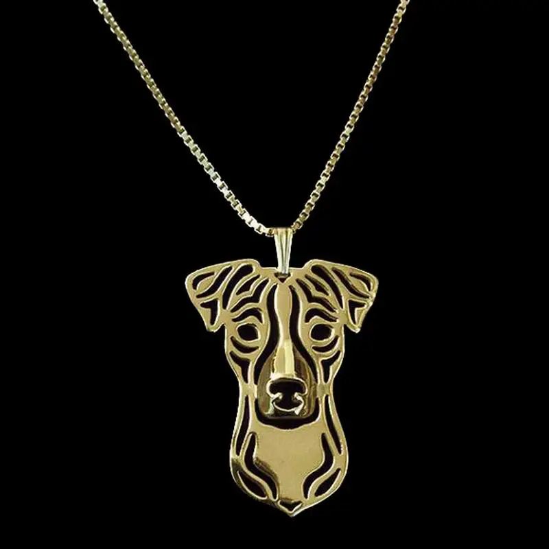 Women's Alloy Jack Russell Terrier Dog Pendant Necklaces