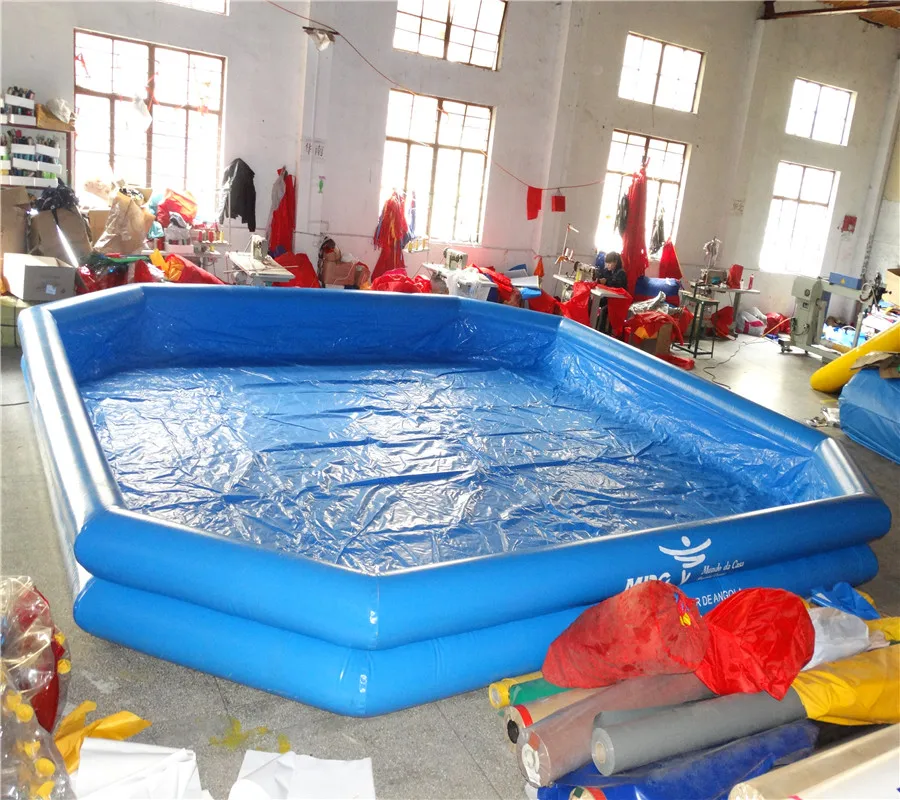 PVC double inflatable swimming pool for children