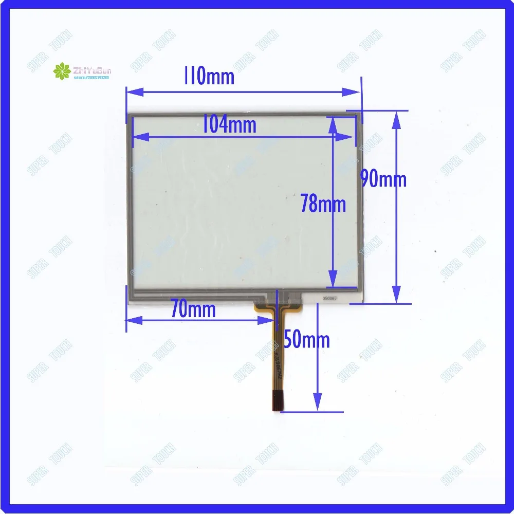 

ZhiYuSun 3PCS/Lot 050067 5inch 4 lins Touch Screen For GPS CAR 110mm*90mm sensor glass this's compatible Freeshipping 110*90