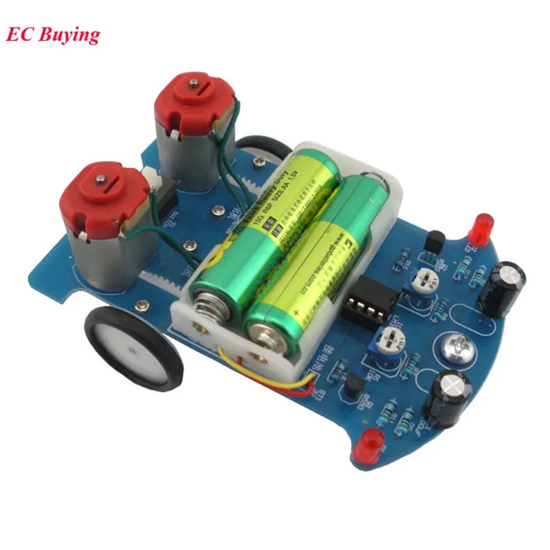 1Pcs D2-5 Intelligent Tracking Line Car DIY Kit TT Motor Electronic Assembly Smart Automobile Part Car Electronic Diy Kit