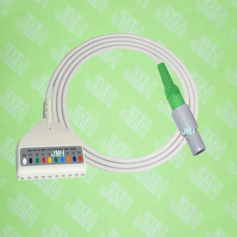 

Compatible with Biomedical Instruments BI 9800 ECG Machine the DIN 10-lead holter trunk cable,AHA or IEC,Readel 14pin.