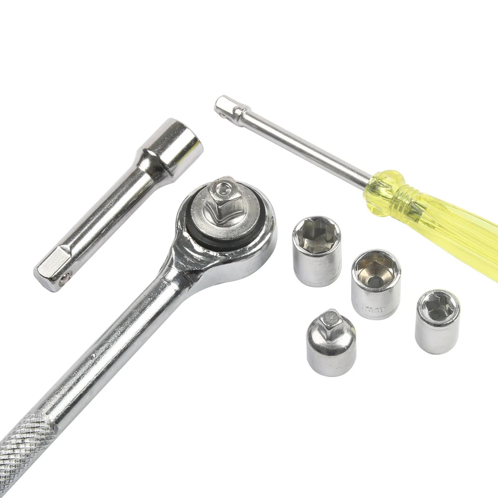 40pcs Automobile Motorcycle Repair Tool Case Precision Socket Wrench Set Sleeve Screwdriver Auto Car Repair Kit Tool