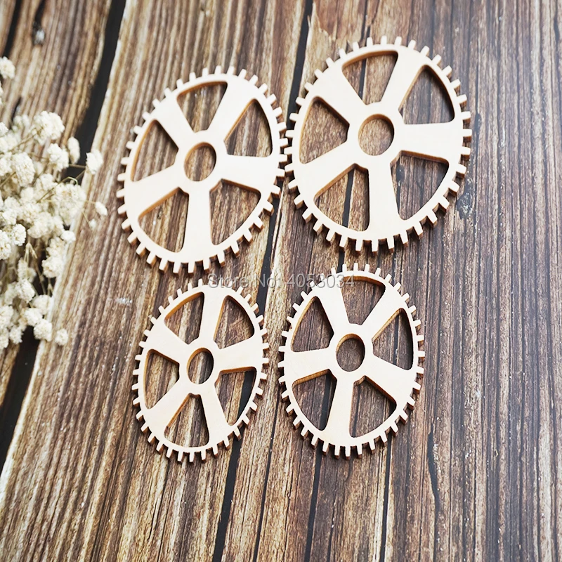 Di legno Steampunk Ingranaggi per Artigianato-Laser Cut-Steampunk Ingranaggi