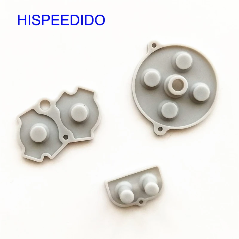 

HISPEEDIDO 10sets Conductive Rubber Contact Pad Button D-Pad Repair for Nintendo Gameboy Advance GBA Console Silicon Pad