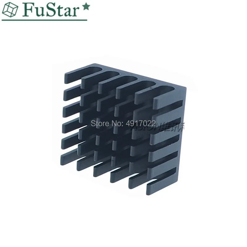 

10pcs Heatsink Cooling Fin Aluminum Radiator Cooler Heat Sink for IC Chip LED 22*22*10mm Black 22X22X10mm LED Radiator 22*22*10