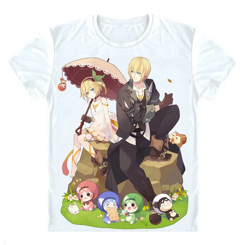 Tales of Zestiria T-Shirts Multi-style Short Sleeve Shirts Naoki Yamamoto Teiruzu Obu Zesutiria Sorey Edna Cosplay Shirt