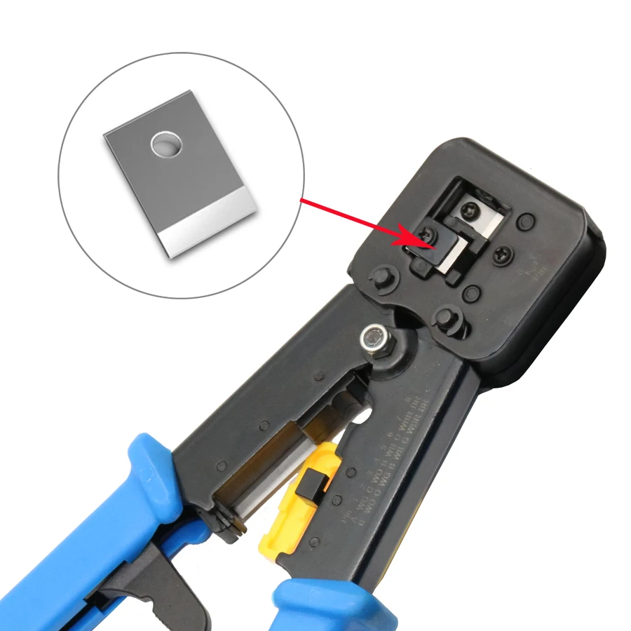 Xintylink Blade Tools Parts for EZ RJ45 Crimper Crimping Cable Stripper Pressing Line Clamp Knife 8P8C Pliers Tongs 5Pcs/Lot