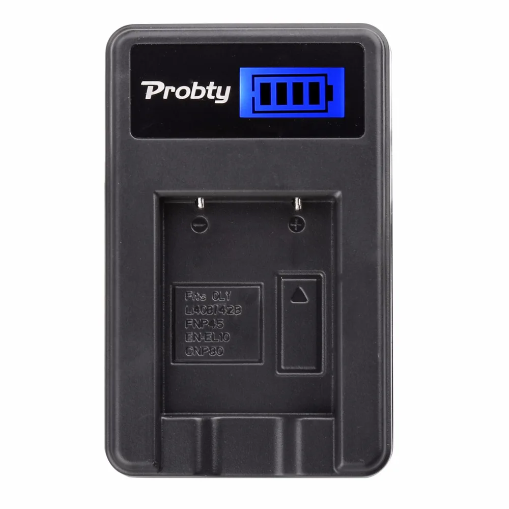 Probty LI-42B Li-40B LI42B Li 42B 40B Battery + USB Charger for Olympus D-630 D-720 D-725 IR-300 FE-290 FE-300 FE-320 FE-3000