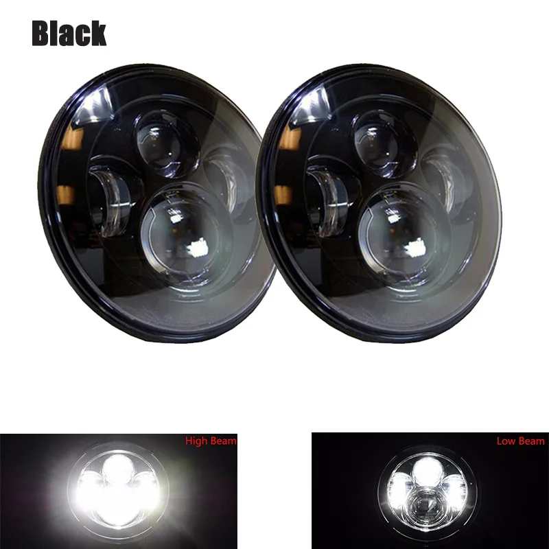 

7 inch Headlamp Hi/Lo Beam 45W round headlight car accessories for Harle Hummer H1 Jeep TJ