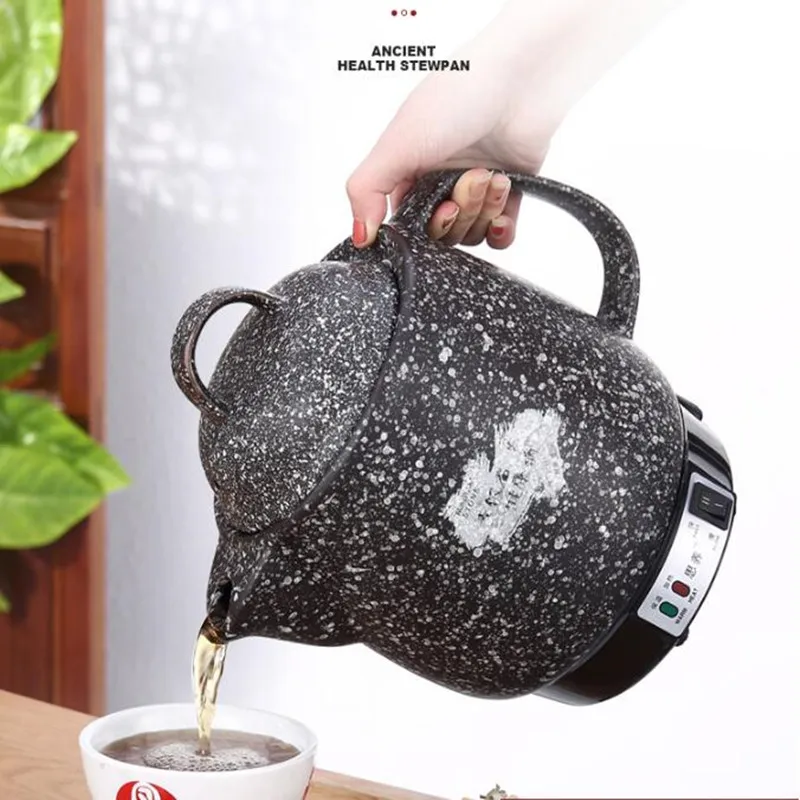 

220V Automatic Electric Herb Medicine Kettle Ceramic Boiling Pot Multifunctional Electric Stewing Kettle Pot 3L/4L/5L Available