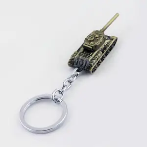 Vintage Mode Charme Tanks Wort Schlüsselbund Tankmodell Schlüsselkettenspielzeug für Kindergeschenke 8 Haupt -Chaves -Spielzeugverkäufe - №8