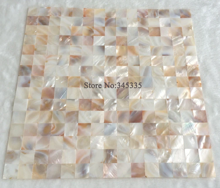 11square feet Natural groutless shell mosaic tile mother of pearl kitchen shower bathroom backsplash tv background wall tiles