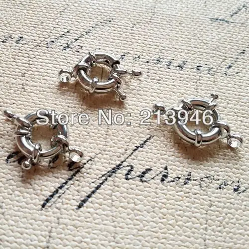 

15Pcs/Pack 13MM Nickel Color Jewelry Clasps Findings Components