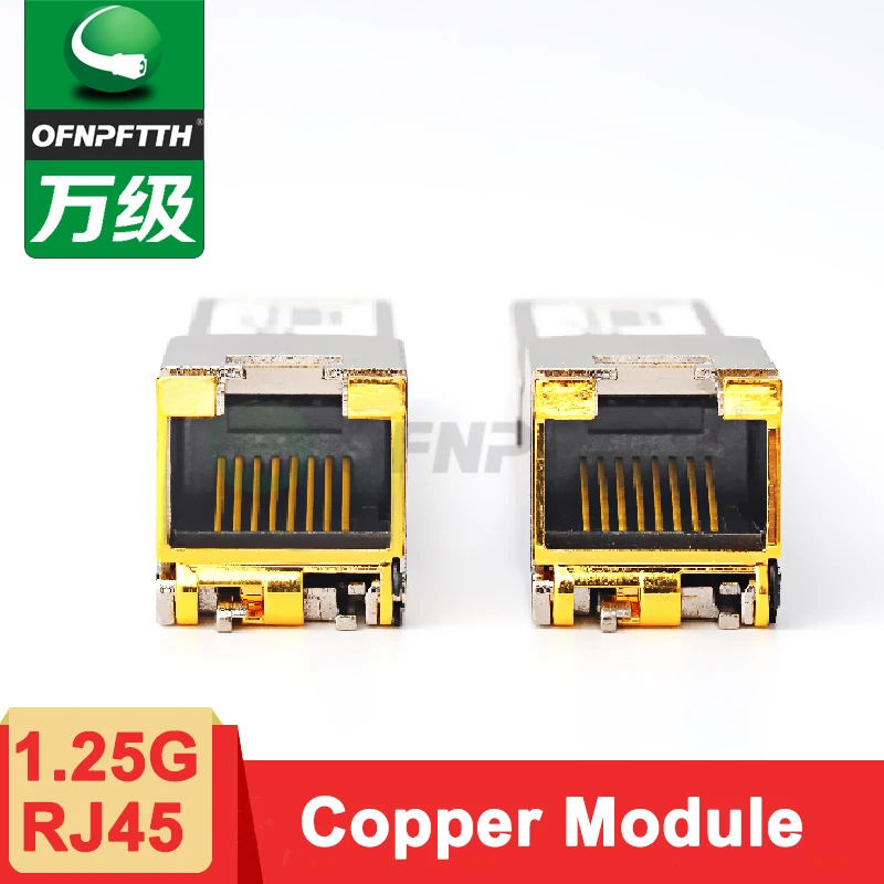 OFNPFTTH 1.25G 10/100/1000M Base-T Gigabit RJ45 Copper SFP Module