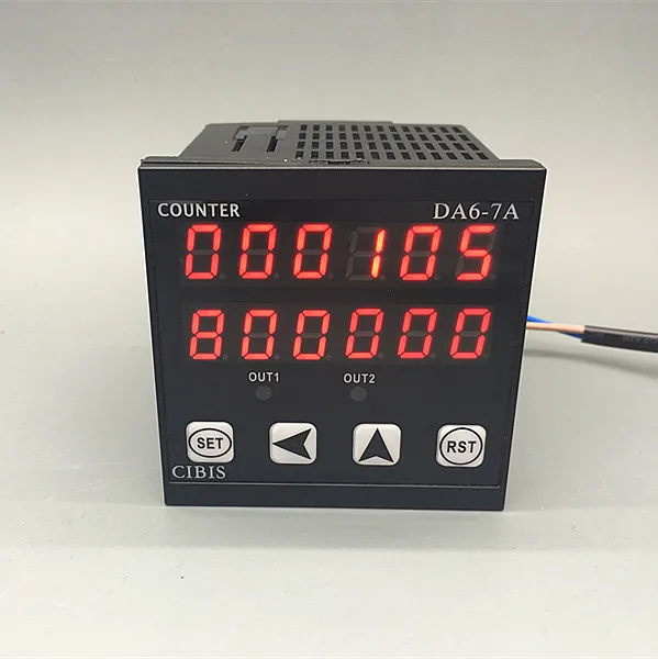 Intelligent Digital Display Electronic Counter Industrial Machine Equipment Work Counter with Output Alarm Control Meter