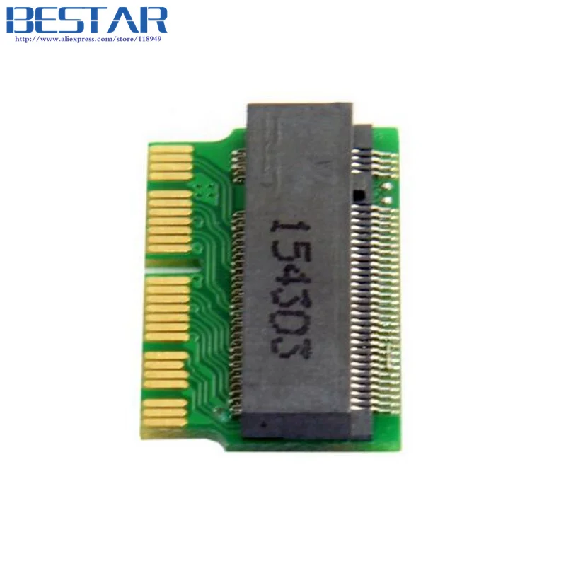 ماك بوك 12 + 16pin 2014 2015 إلى M.2 NGFF M-Key AHCI SSD محول تحويل بطاقة لترقية ماك بوك SSD