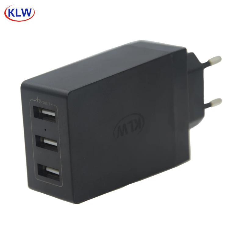 

Умное зарядное устройство с 3 USB-портами, 6 А, портативное зарядное устройство USB для путешествий, настенное зарядное устройство для iPhone, Samsung, LG, Huawei, Xiaomi