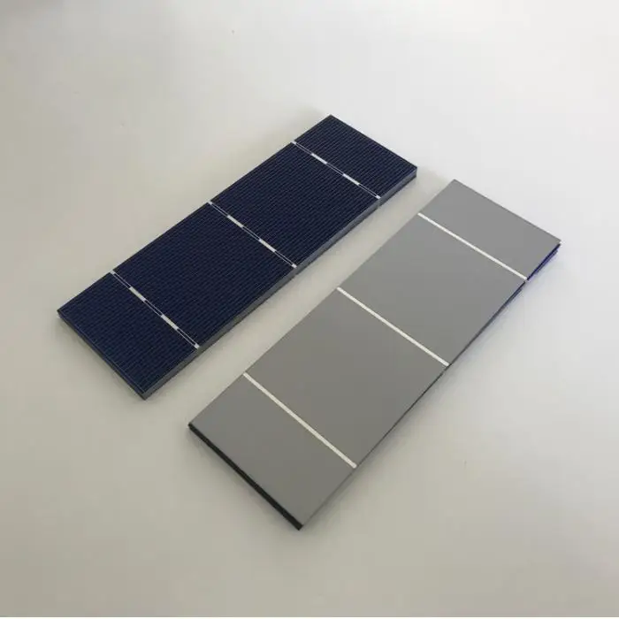 40pcs Monocrystalline Solar Cell 156*52mm 0.5V 1.6W/pcs High Quality for 12V Solar Panel DIY