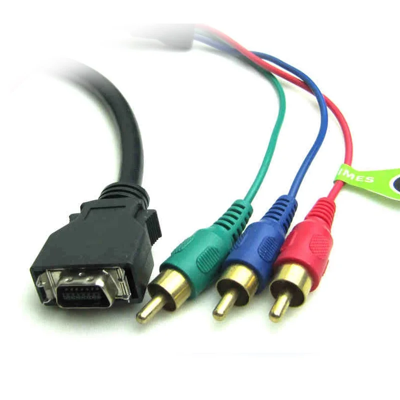 CN14P D-Terminal 14 Pin To 3RCA3AV 3RCA 3AV Video Adapter Cable Color Component Cable Conversion line 1m 1.5m