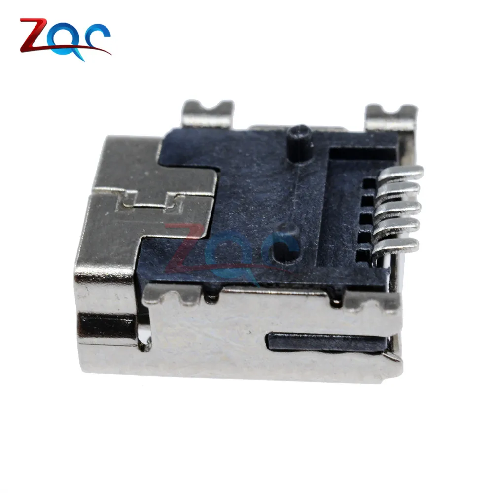 20 PCS Mini USB SMD 5 Pinos Fêmea Mini B Soquete Conector Plug