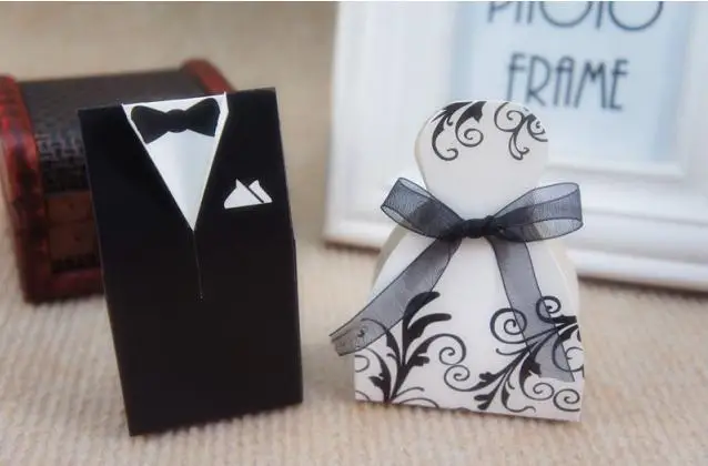 

Wedding decoration bride groom candy boxes Wedding Favor Boxes Gift Box Candy Box 200pcs\lot Free shipping