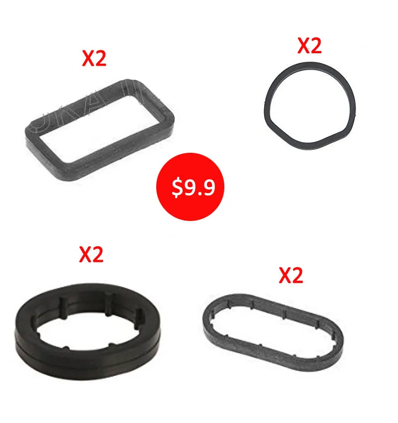 car oil filter housing oil seal for Mercedes engine M112 1121840361 1121840261 1121840161 1121840061  one set