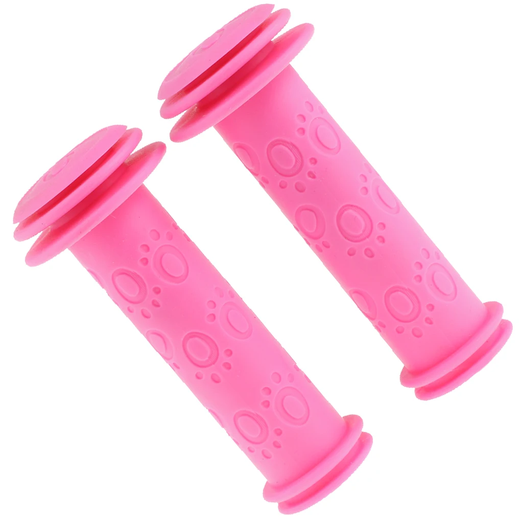 1 Paar Fiets Stuur Grips Kinderen Fiets Driewieler Scooter Anti Slip Rubber Handgrepen Comfortabel En Duurzaam