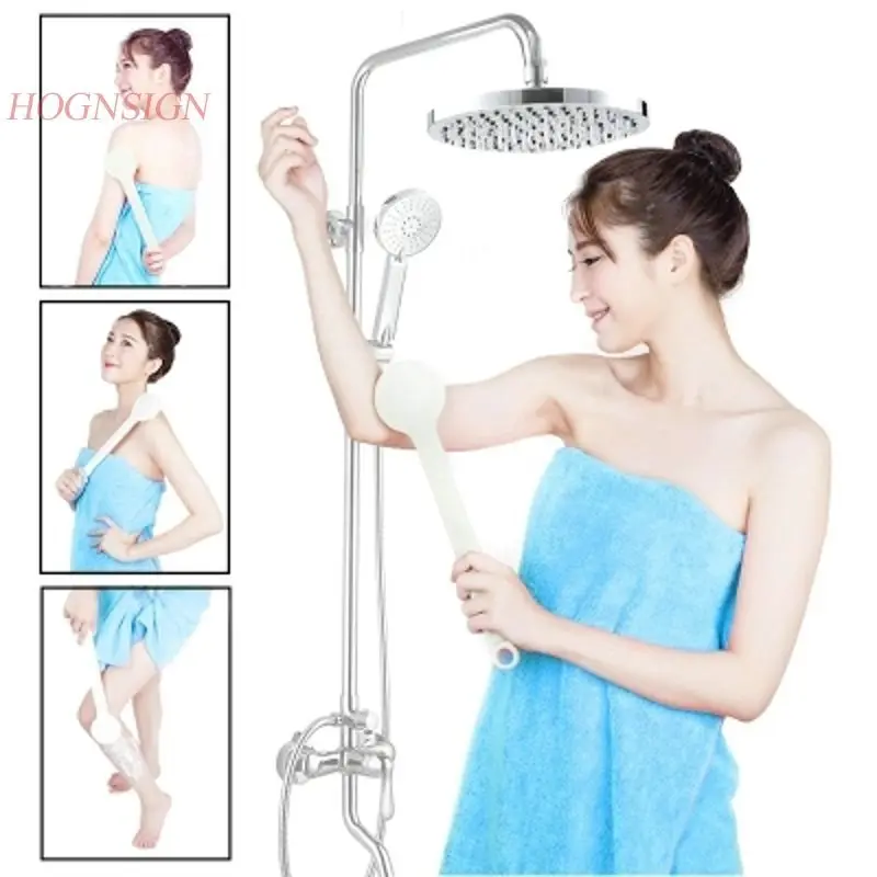 Bathing Back Artifact Powerful Bath Brush Body Tool Long Handle Shower Supplies Massage Stress Relax Cleansing Massager