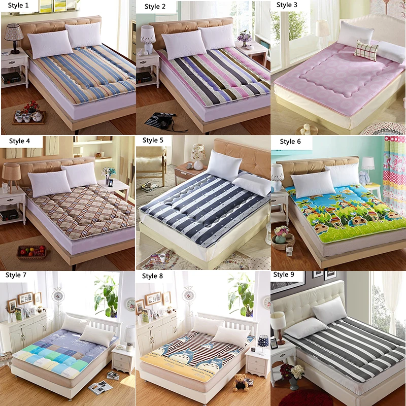 SongKAum Contracted Design Comfortable Mattress Thick Warm Foldable Single Or Double Mattress Fashion NEW Topper Quilted Bed