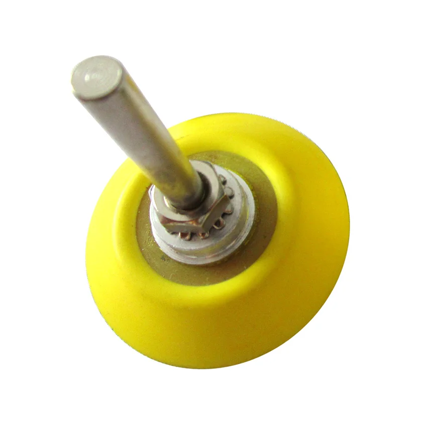 Almohadilla de respaldo de lijado de 2 pulgadas con vástago de 6 mm Almohadilla de respaldo para lijadora de hilo femenino M6 Gancho y bucle para pulir y pulir