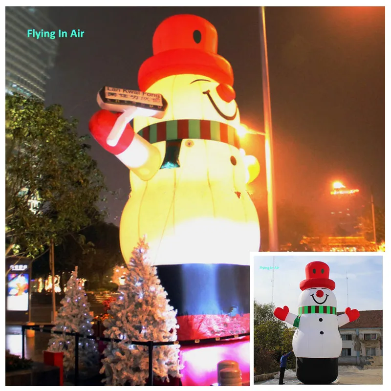 

3/6m Height Outdoor Christmas Inflatable Snowman for Christmas Promotion Decoration