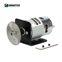 50MM Disc Double Bearings 775 Motor Table Saw Micro Drill HSS Saw-blade High Torque Motor Saw Sleeve Chuck DIY Mini Bench Saw